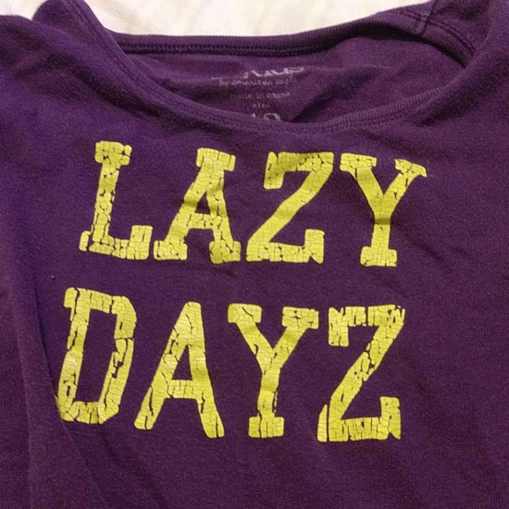 Lazy Dayz distressed Tshirt